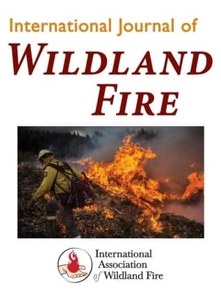 International Journal of Wildland Fire imagery