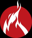 IAWF round flame logo