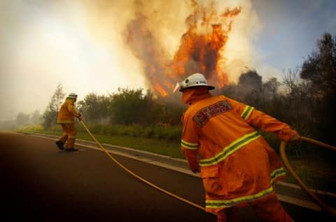 Photo contest winner — fire near Belrose, Sydney