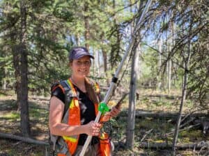 An early-career researcher in the field